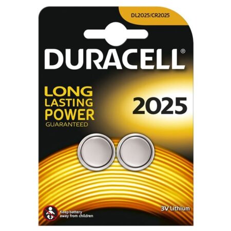 Duracell Cr2025 3v Lithium 2025 2τεμχ
