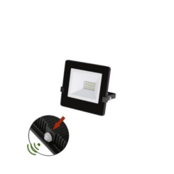 Προβολέας Led-smd 10w Φωτοκύτταρο 4000κ Ip65 Μαύρος