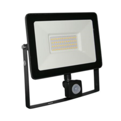 Προβολέας Led-smd 50w Με Ανιχνευτή Κίνησης 4100k Ip65 Μαύρο